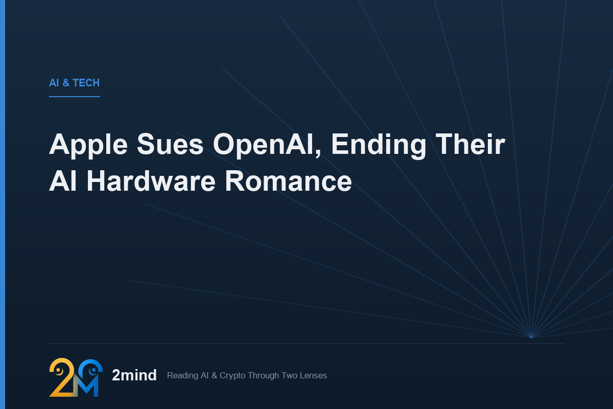 Apple Sues OpenAI, Ending Their AI Hardware Romance