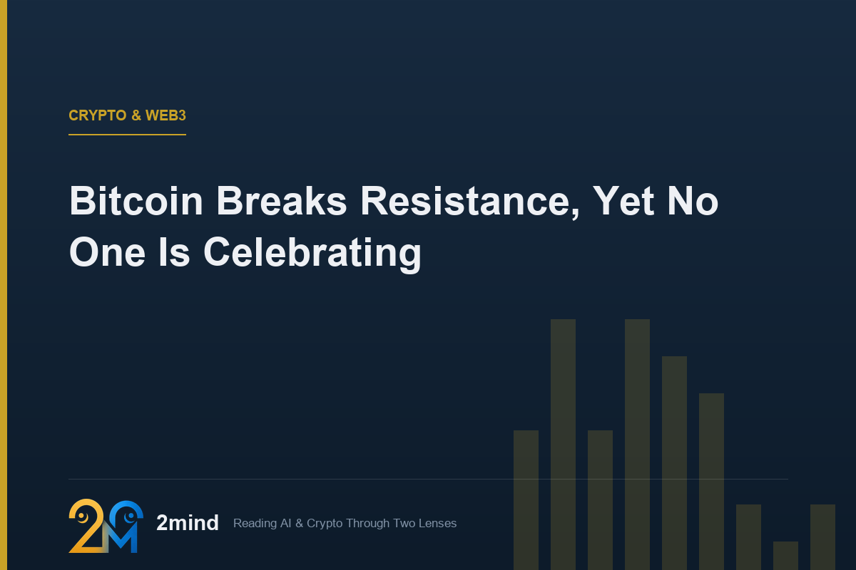 Bitcoin Breaks Resistance, Yet No One Is Celebrating