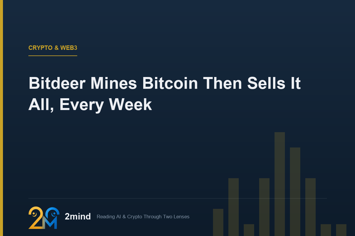 Bitdeer Mines Bitcoin Then Sells It All, Every Week