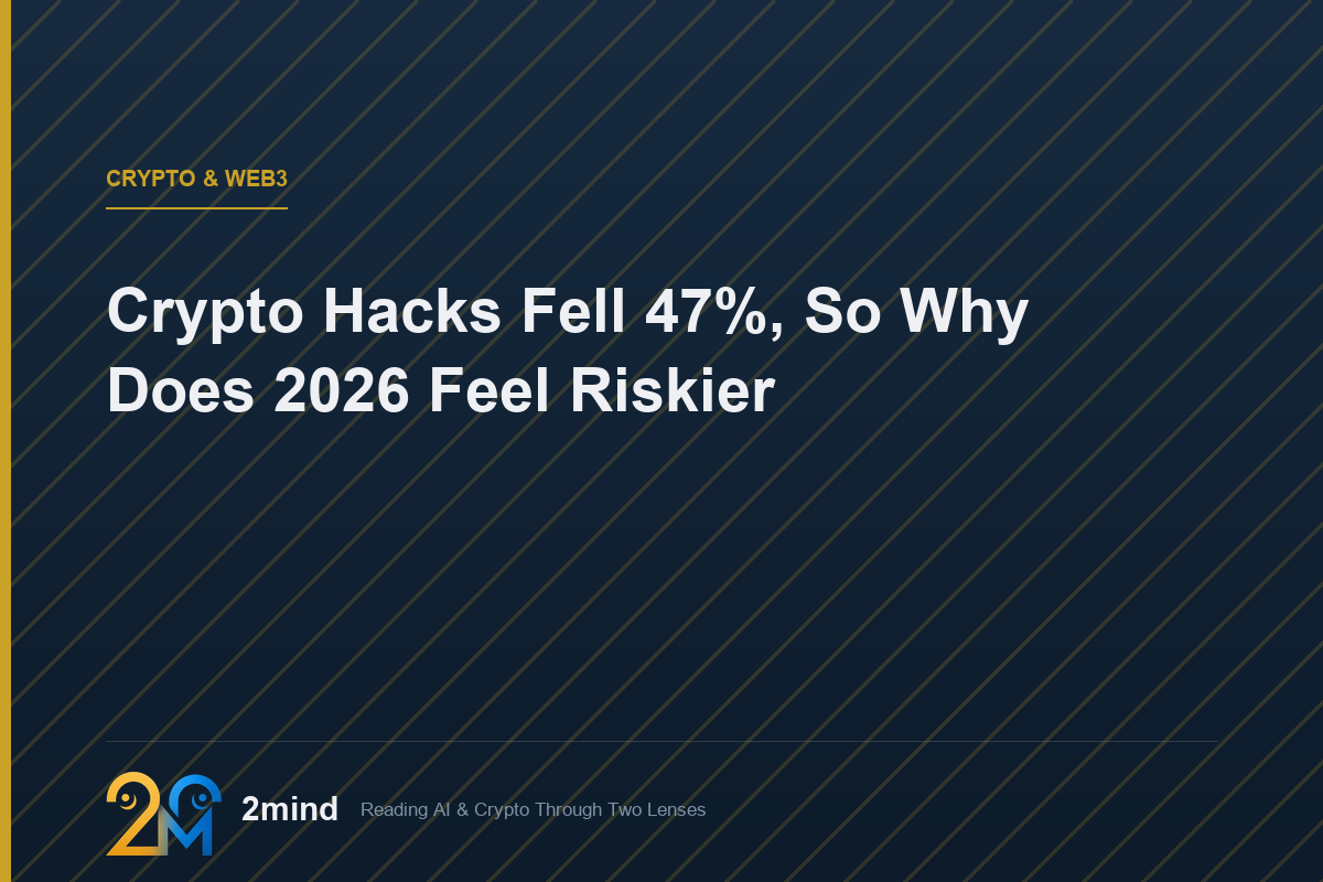 Crypto Hacks Fell 47%, So Why Does 2026 Feel Riskier