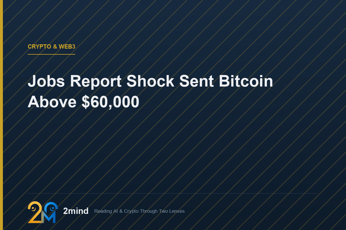 Jobs Report Shock Sent Bitcoin Above $60,000