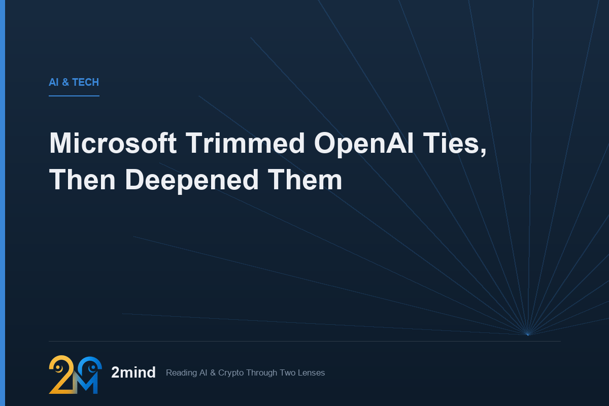 Microsoft Trimmed OpenAI Ties, Then Deepened Them