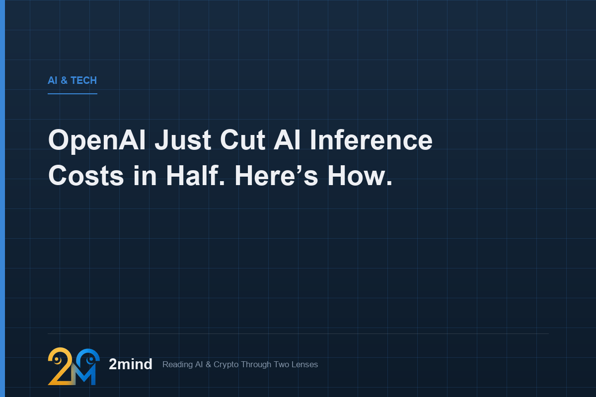 OpenAI Reportedly Halved Its Inference Costs — Without New Hardware