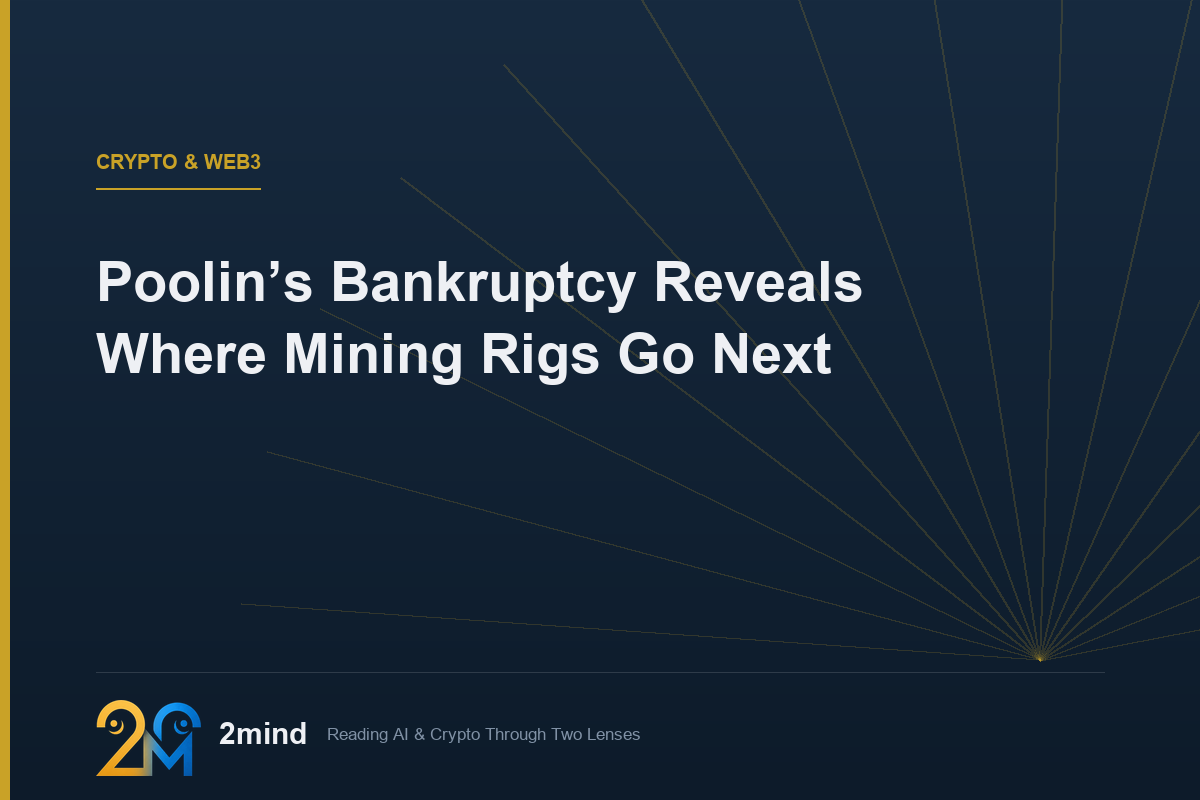 Poolin’s Bankruptcy Reveals Where Mining Rigs Go Next