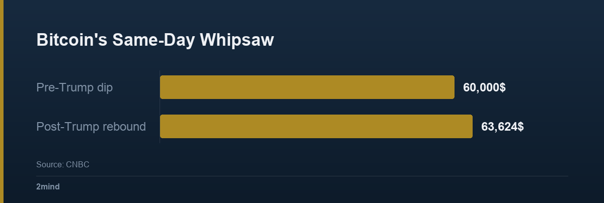 Bitcoin's Same-Day Whipsaw
