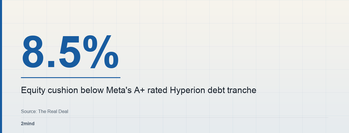 8.5% — Equity cushion below Meta's A+ rated Hyperion debt tranche